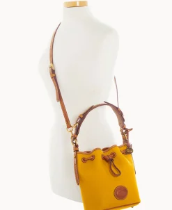 Dooney & Bourke Pebbled Leather | Mini Bags^All Weather Leather 3.0 Mini Drawstring 17