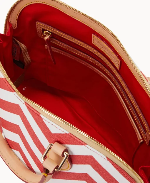 Dooney & Bourke The Chevron Collection | Spring Style^Chevron Zip Zip Satchel