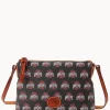 Dooney & Bourke Game Day Ready | Printed Fabric^Collegiate University Crossbody Pouchette