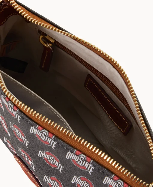 Dooney & Bourke Game Day Ready | Printed Fabric^Collegiate University Crossbody Pouchette