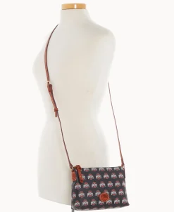 Dooney & Bourke Game Day Ready | Printed Fabric^Collegiate University Crossbody Pouchette