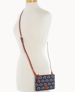 Dooney & Bourke Game Day Ready | Printed Fabric^Collegiate University Top Zip Crossbody