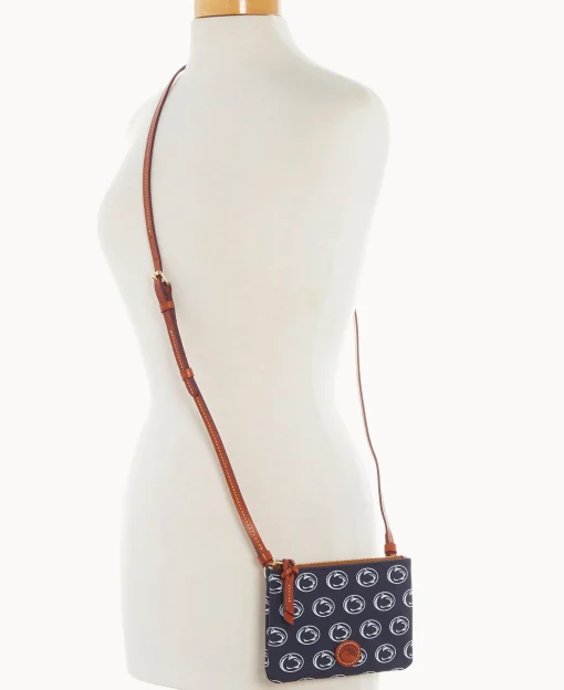 Dooney & Bourke Game Day Ready | Printed Fabric^Collegiate University Top Zip Crossbody