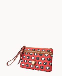 Dooney & Bourke Grab and Go | Wristlets^Collegiate a Double Zip Wristlet