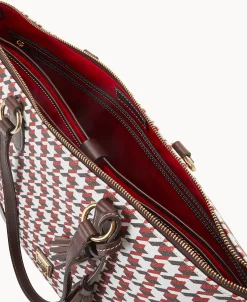 Dooney & Bourke Printed Fabric | Shoulder Bags^Houndstooth Career Tote