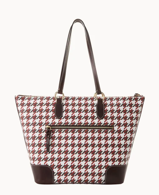 Dooney & Bourke Printed Fabric | Shoulder Bags^Houndstooth Career Tote