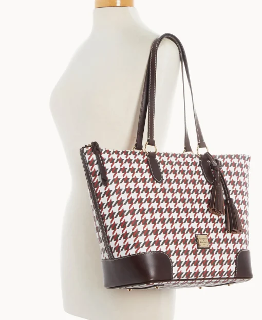 Dooney & Bourke Printed Fabric | Shoulder Bags^Houndstooth Career Tote