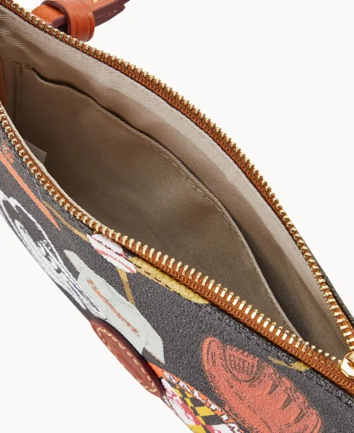 Dooney & Bourke Game Day Ready | Printed Fabric^MLB Top Zip Crossbody
