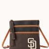 Dooney & Bourke Game Day Ready | Printed Fabric^MLB Triple Zip Crossbody