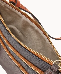 Dooney & Bourke Game Day Ready | Printed Fabric^MLB Triple Zip Crossbody