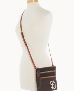 Dooney & Bourke Game Day Ready | Printed Fabric^MLB Triple Zip Crossbody