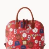Dooney & Bourke Game Day Ready | Printed Fabric^MLB Zip Zip Satchel