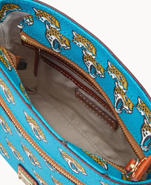 Dooney & Bourke Game Day Ready | Printed Fabric^NFL Small Zip Crossbody