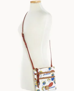 Dooney & Bourke Game Day Ready | Printed Fabric^NFL N S Triple Zip Crossbody