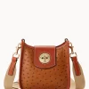 Dooney & Bourke Exotic Leather | Travel^Ostrich Turnlock Messenger 20
