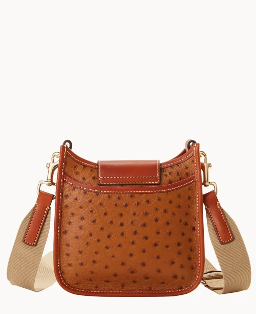 Dooney & Bourke Exotic Leather | Travel^Ostrich Turnlock Messenger 20