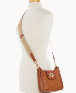 Dooney & Bourke Exotic Leather | Travel^Ostrich Turnlock Messenger 20