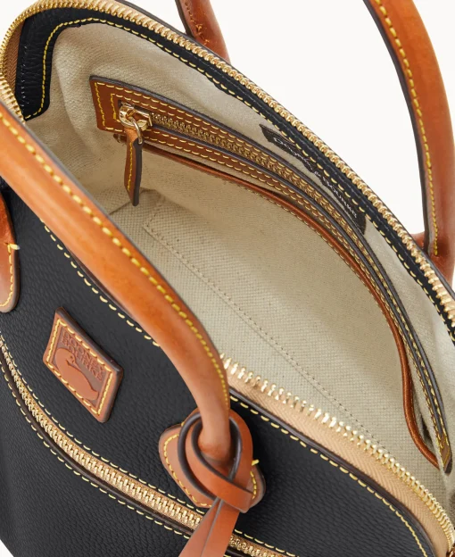 Dooney & Bourke The Pebble Grain Collection | Ready For the Getaway^Pebble Grain Domed Satchel
