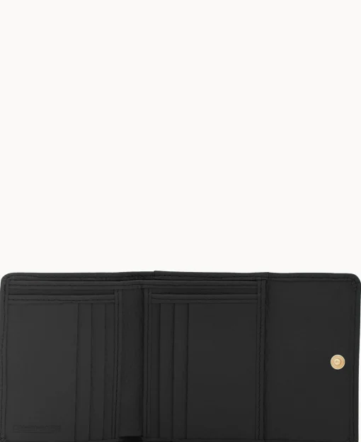 Dooney & Bourke The Pebble Grain Collection | Grab and Go^Pebble Grain Small Flap Credit Card Wallet