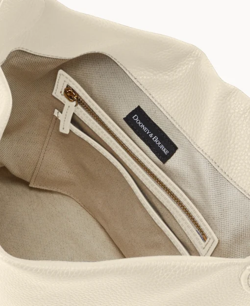 Dooney & Bourke The Pebble Grain Collection | Ready For the Getaway^Pebble Grain Small Logo Lock Sac