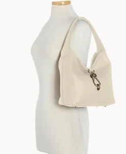 Dooney & Bourke The Pebble Grain Collection | Ready For the Getaway^Pebble Grain Small Logo Lock Sac