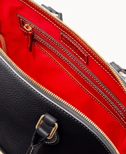 Dooney & Bourke The Pebble Grain Collection | Ready For the Getaway^Pebble Grain Zip Zip Satchel