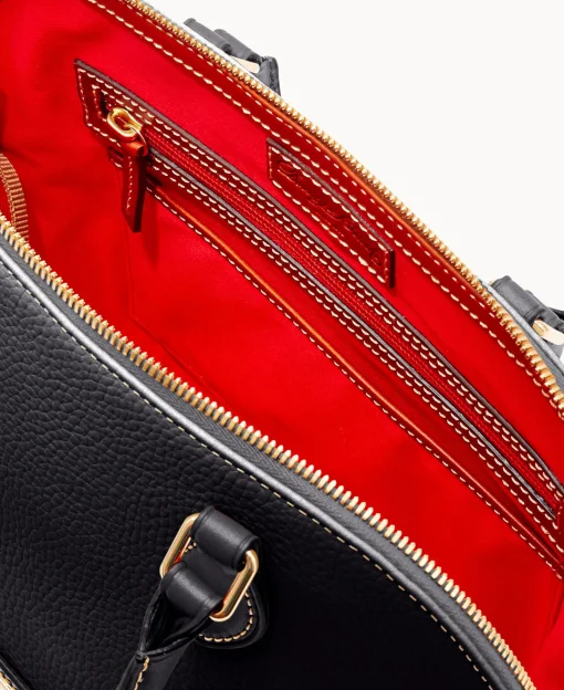Dooney & Bourke The Pebble Grain Collection | Ready For the Getaway^Pebble Grain Zip Zip Satchel