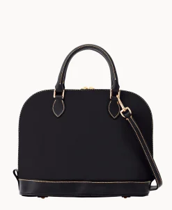 Dooney & Bourke The Pebble Grain Collection | Ready For the Getaway^Pebble Grain Zip Zip Satchel