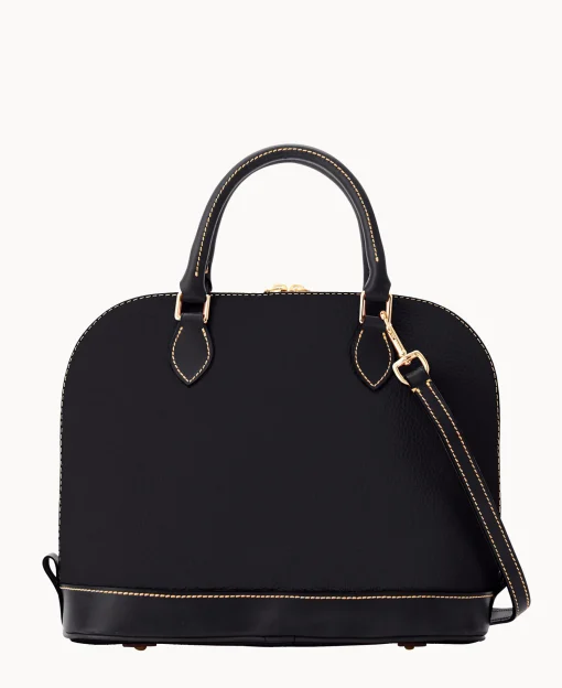 Dooney & Bourke The Pebble Grain Collection | Ready For the Getaway^Pebble Grain Zip Zip Satchel