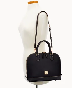 Dooney & Bourke The Pebble Grain Collection | Ready For the Getaway^Pebble Grain Zip Zip Satchel