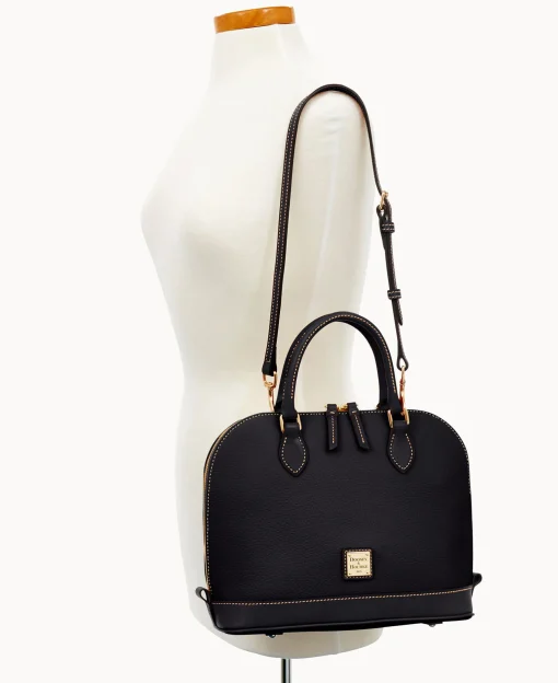 Dooney & Bourke The Pebble Grain Collection | Ready For the Getaway^Pebble Grain Zip Zip Satchel