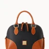 Dooney & Bourke The Pebble Grain Collection | Pebbled Leather^Pebble with Florentine Trim Domed Satchel