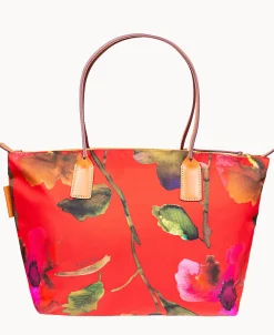 Dooney & Bourke Ready For the Getaway | Printed Fabric^Roberta Pieri Flower Classic Large Robertina Tote