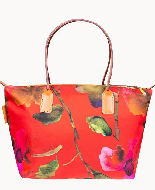 Dooney & Bourke Ready For the Getaway | Printed Fabric^Roberta Pieri Flower Classic Large Robertina Tote